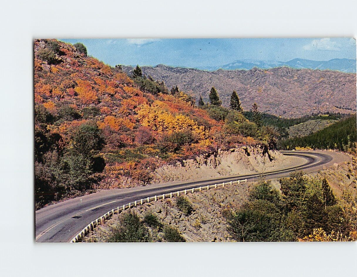 Postcard MacDonald Pass Montana USA