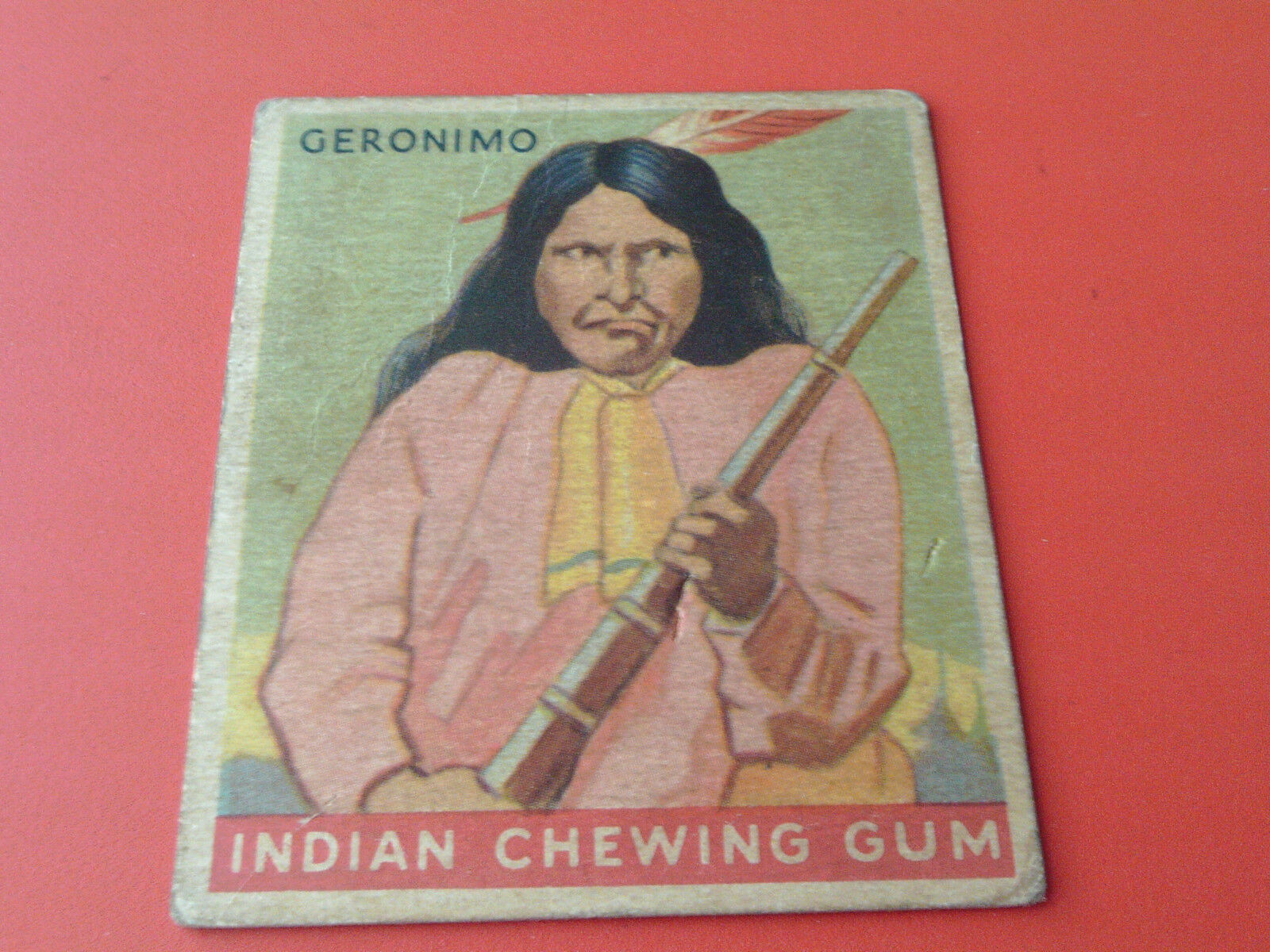 1933 - 40   GOUDEY  GUM    GERONIMO   #  25          POOR  