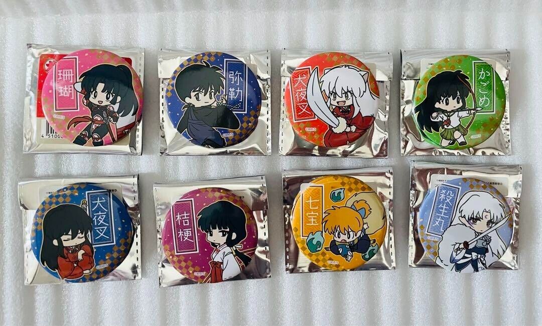 Inuyasha can badge Japanese modern 8 types complete set Japan limited 2024 NEW
