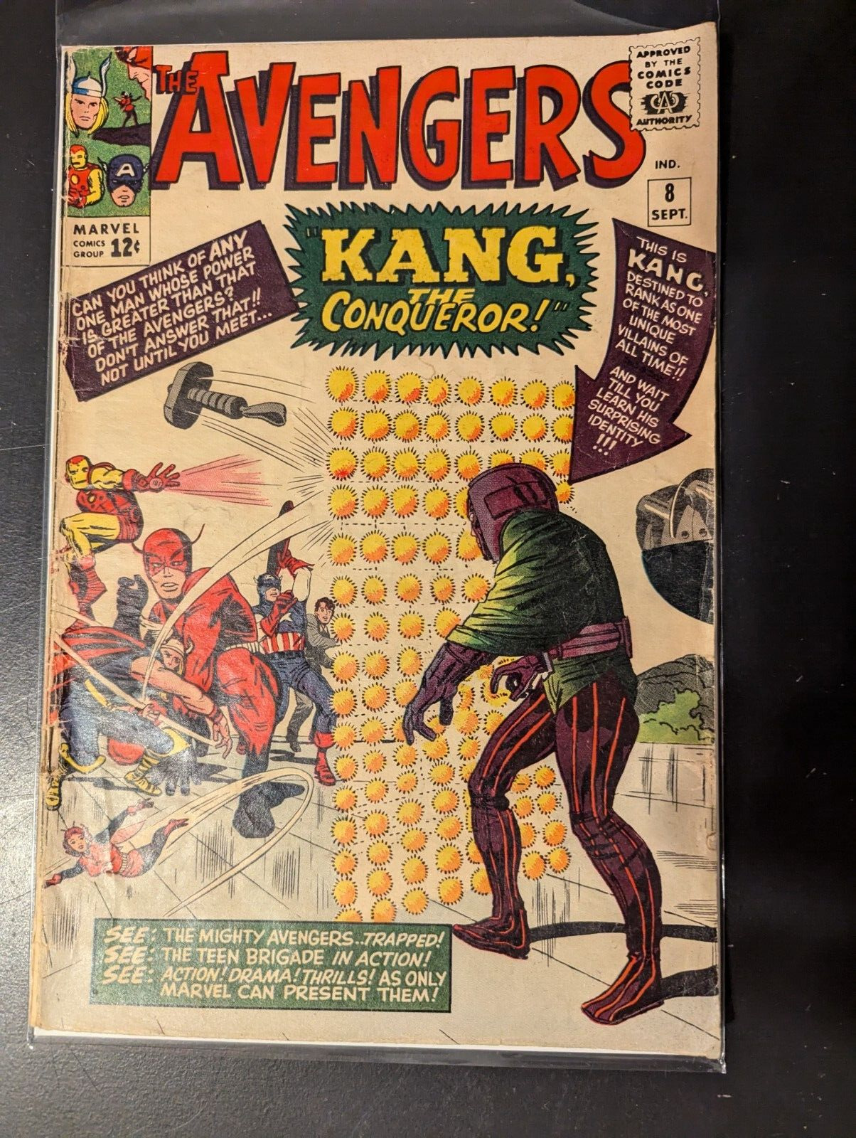 Avengers #8 GD-  1964 1st app. Kang the Conqueror