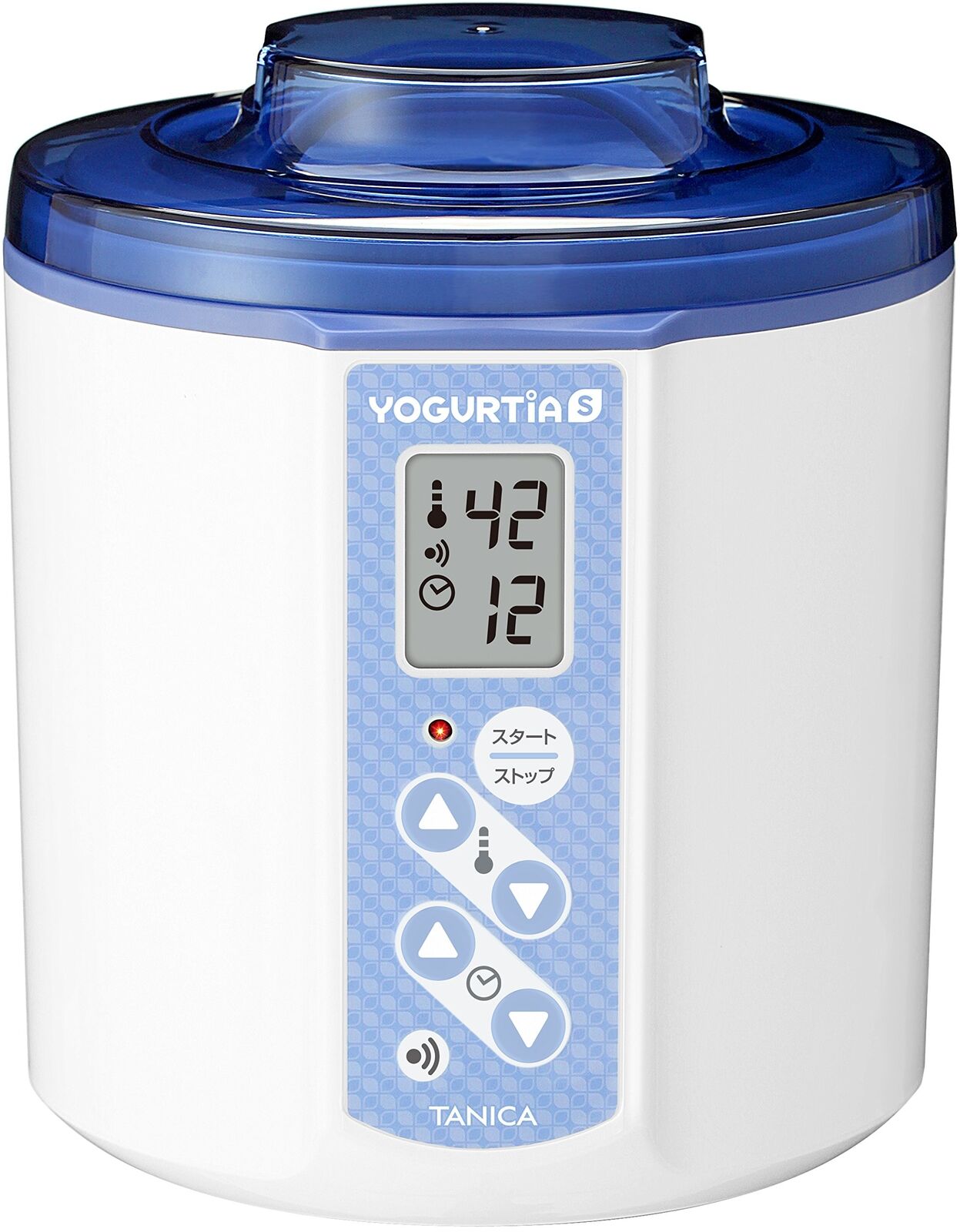 Tanica Temperature Control 25~70°C Yogurt Maker With Timer Buzzer Blue