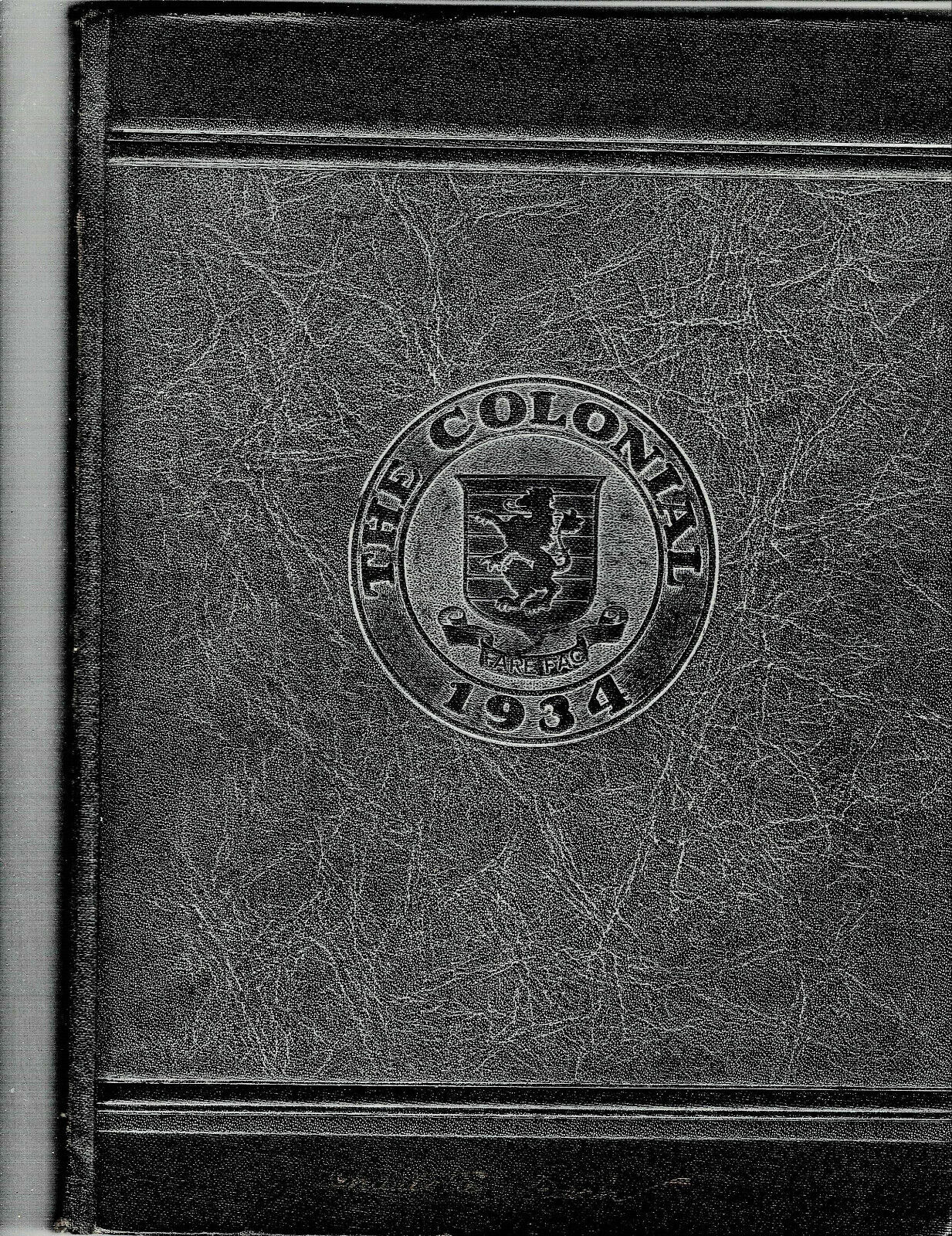 1934 FairFax High School Yearbook, Colonial, Hollywood, Los Angeles, California