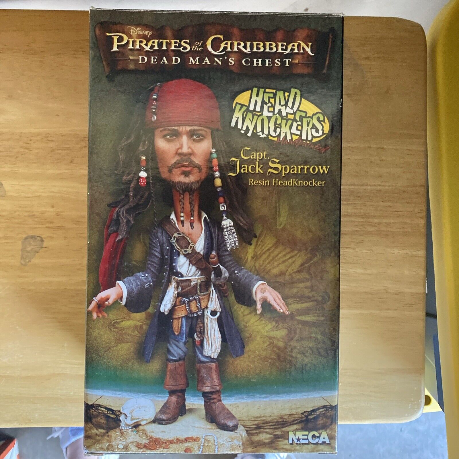 Capt. Jack Sparrow NECA Headknockers. Disney's Pirates of the Caribbean