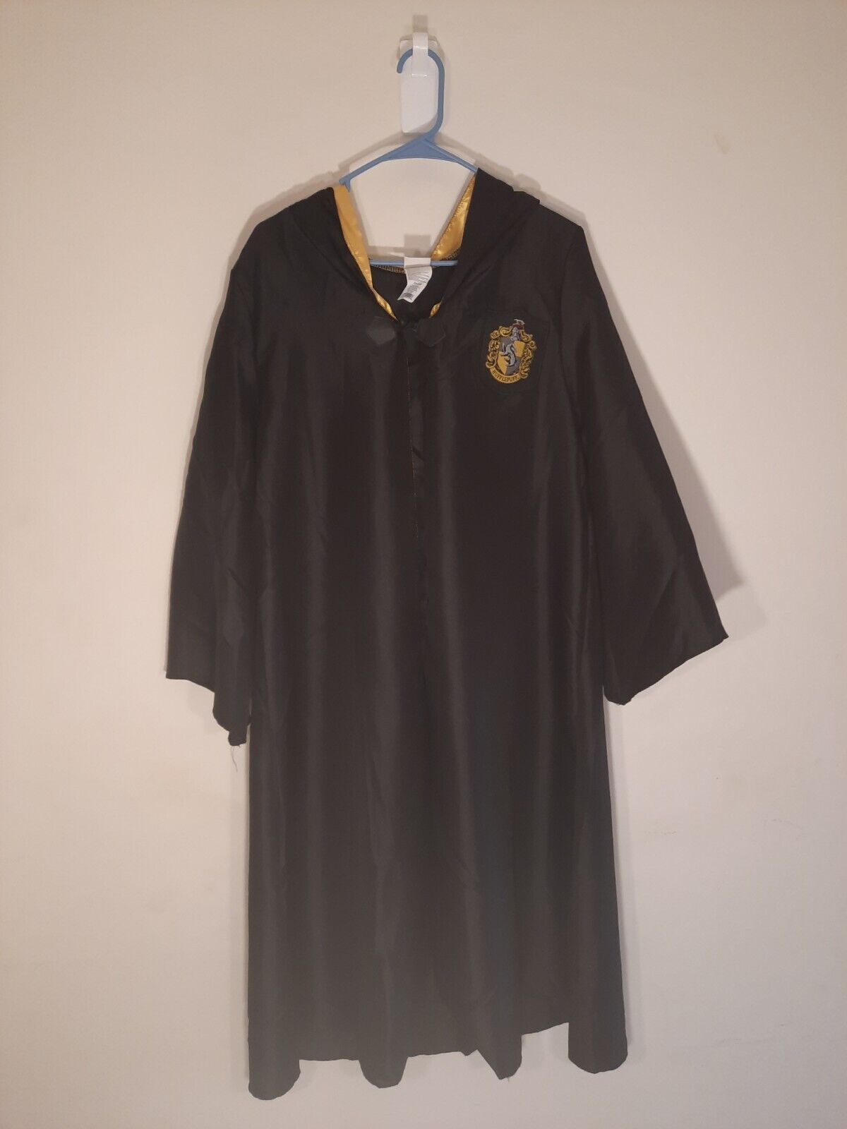 HARRY POTTER Hooded hufflepuff Wizards Robe Size Youth Xl