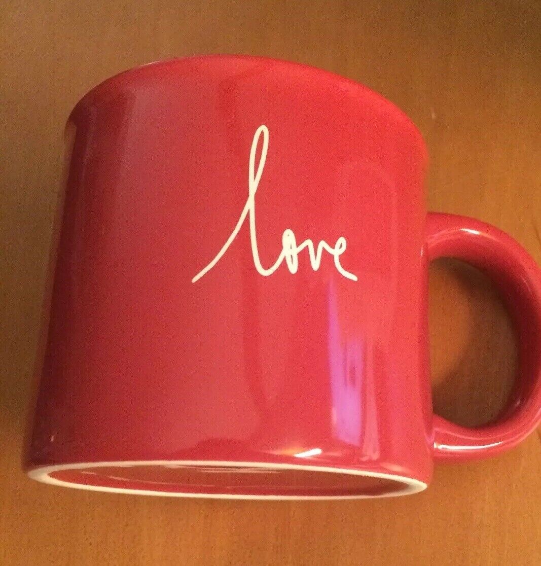 Opalhouse Red “love” Large Coffee Mug