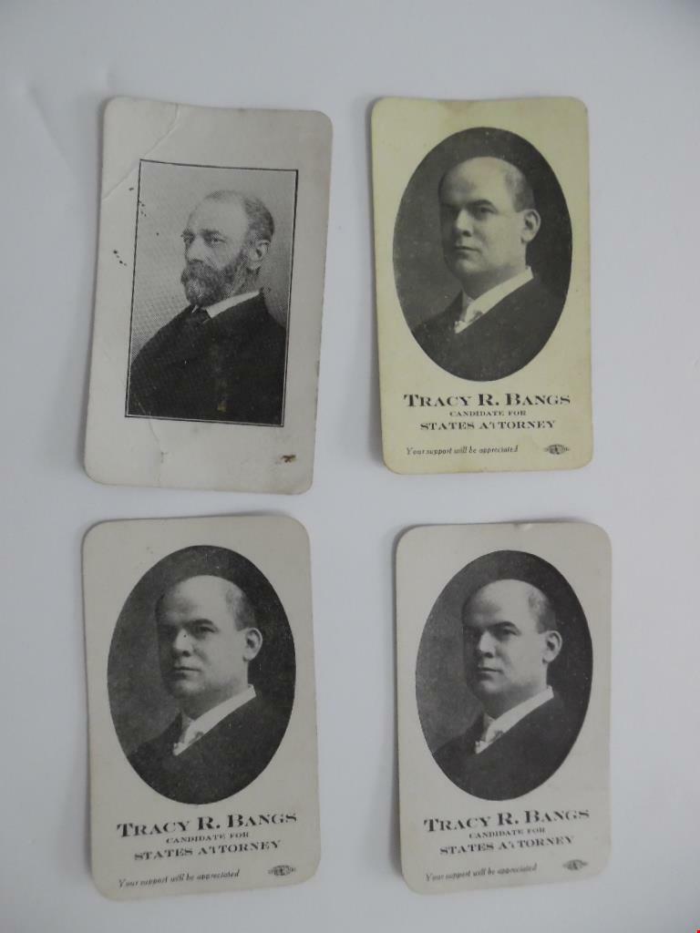 1908 North Dakota Progressive Republican Candidates Campaign Card Lot Antique 