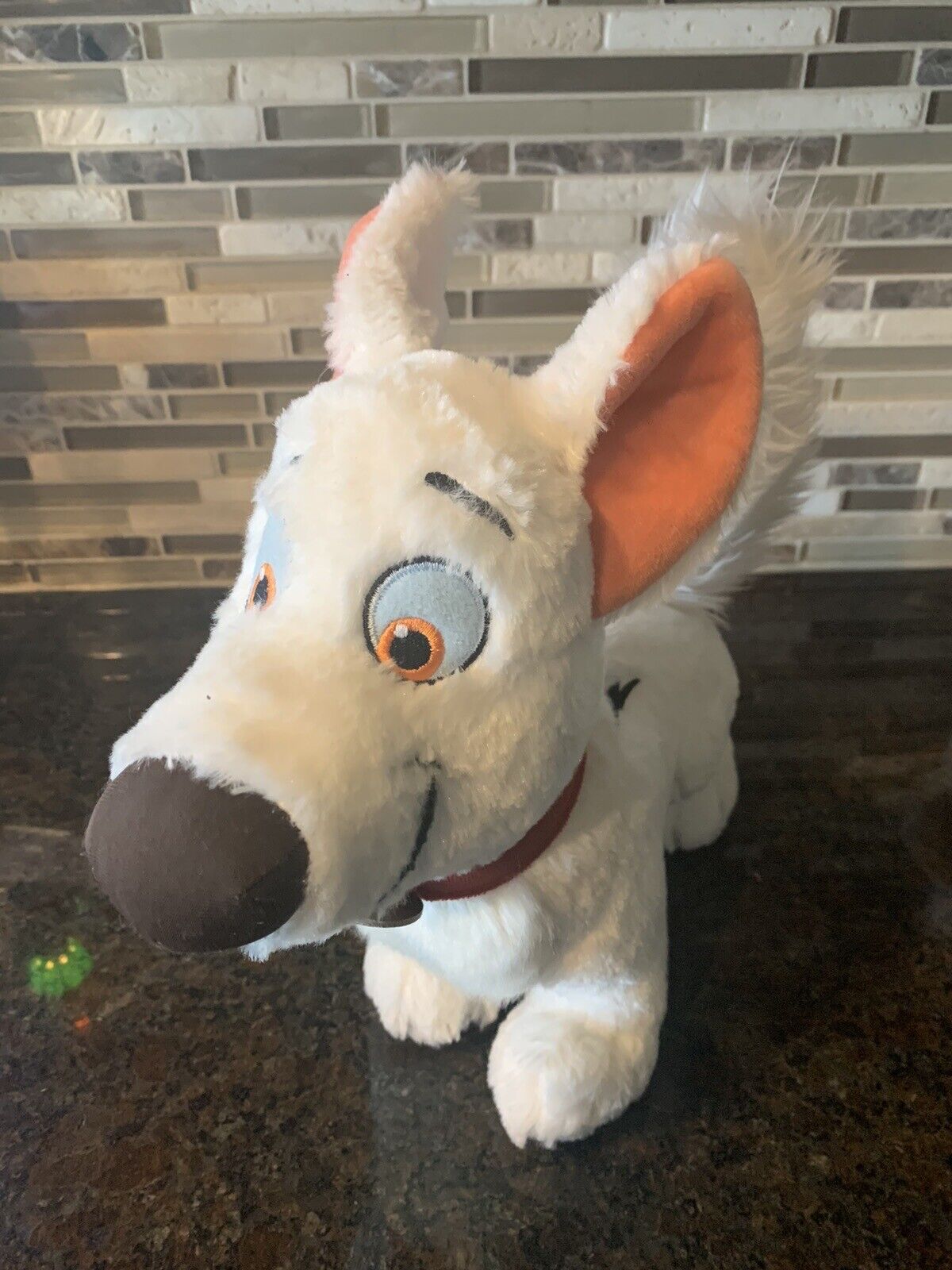 Walt Disney Parks Bolt The Movie Plush Stuffed Animal White Puppy Dog Toy