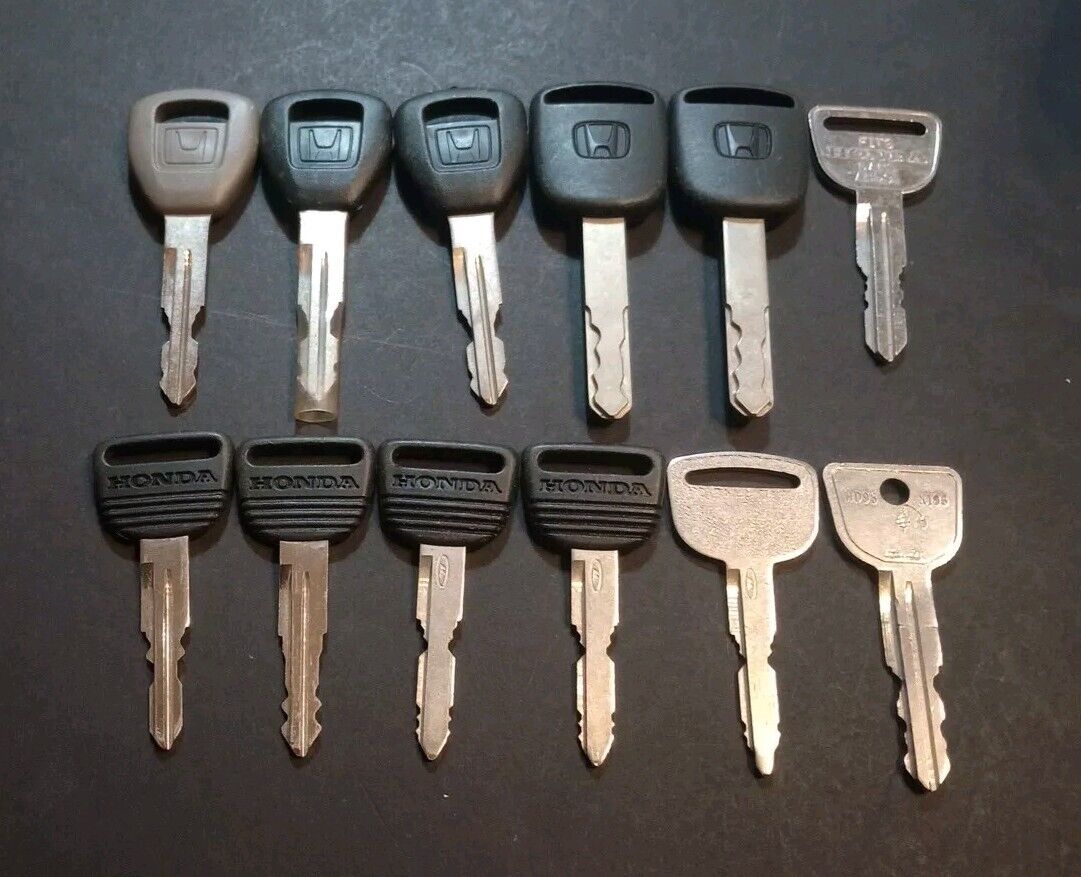 12 Honda Car Keys 