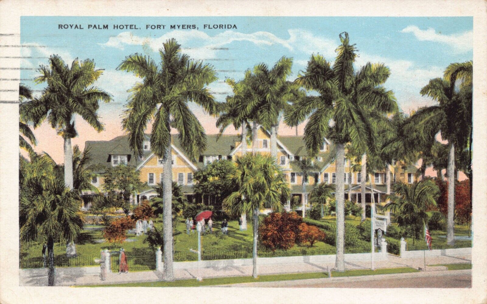 FL~FLORIDA~FORT MYERS~ROYAL PALM HOTEL~MAILED 1930