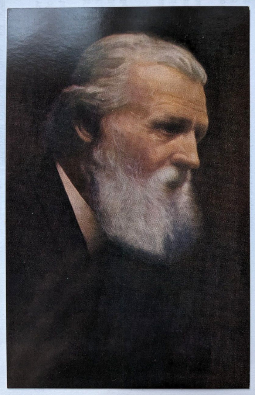 John Muir Portrait Vintage Postcard California Scientist Author Naturalist UNP