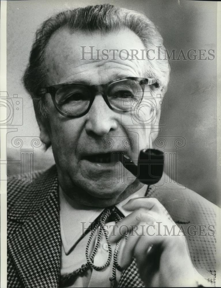 1981 Press Photo Georges Simenon Novelist - cvp61742