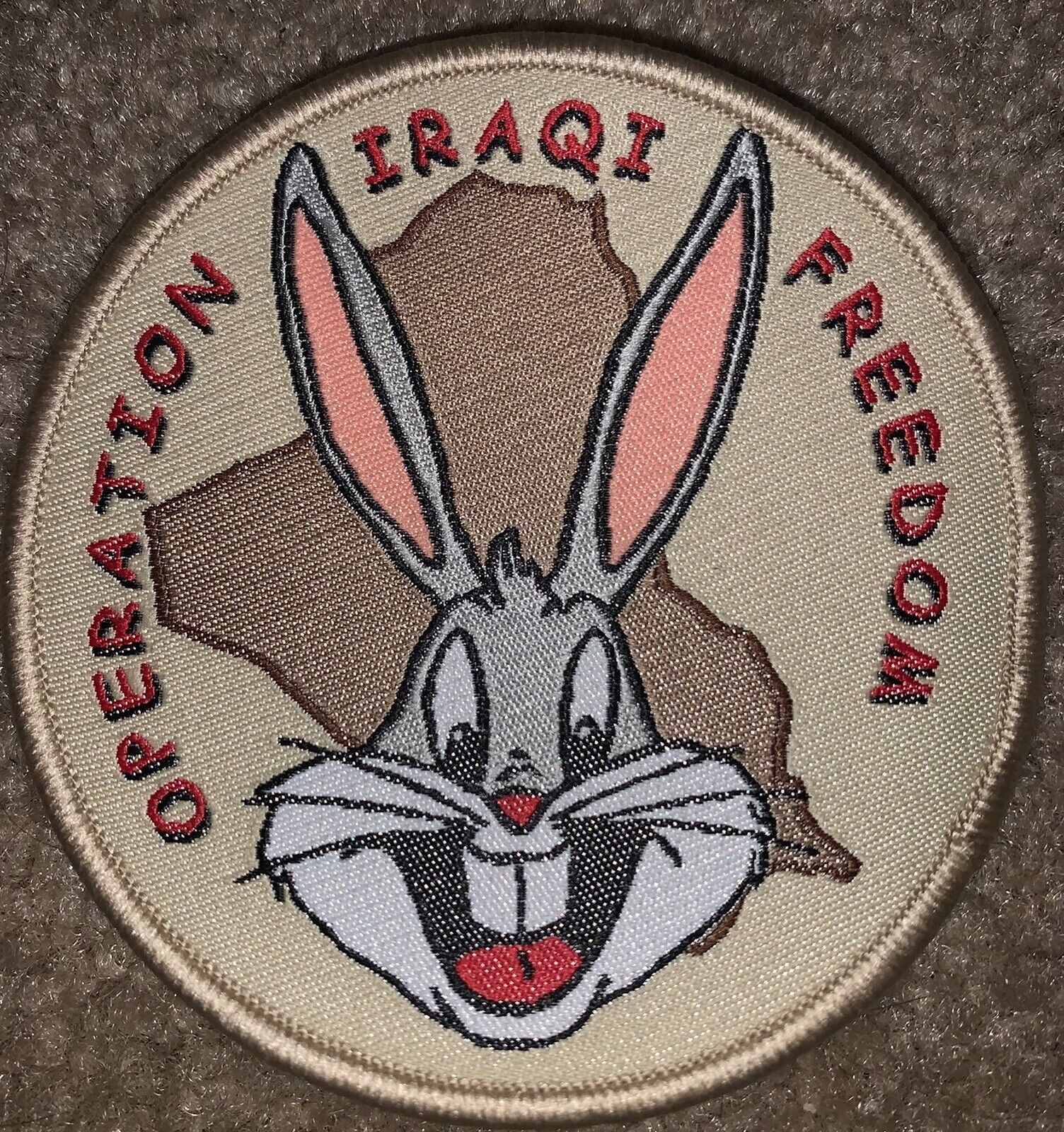 Operation Iraqi Freedom Bugs Bunny 4” Morale Patch