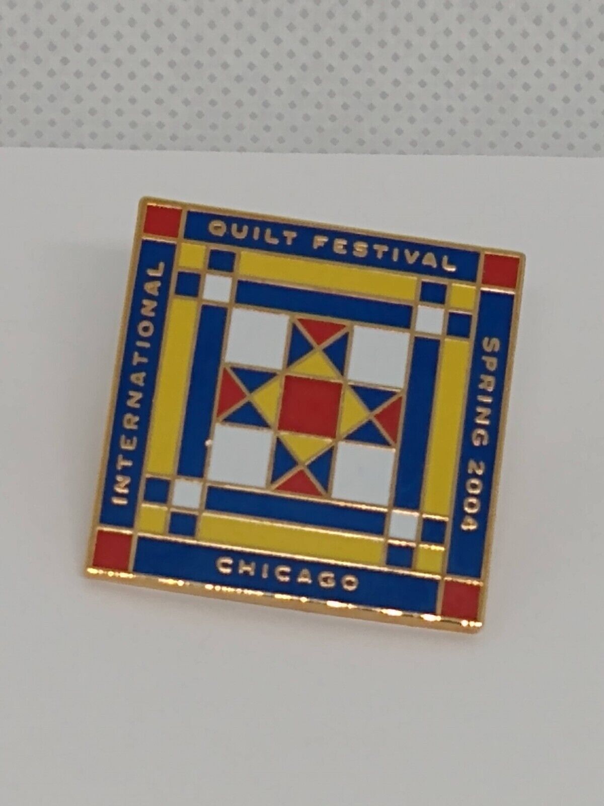 International Quilt Festival Chicago Spring 2004 Lapel Pin