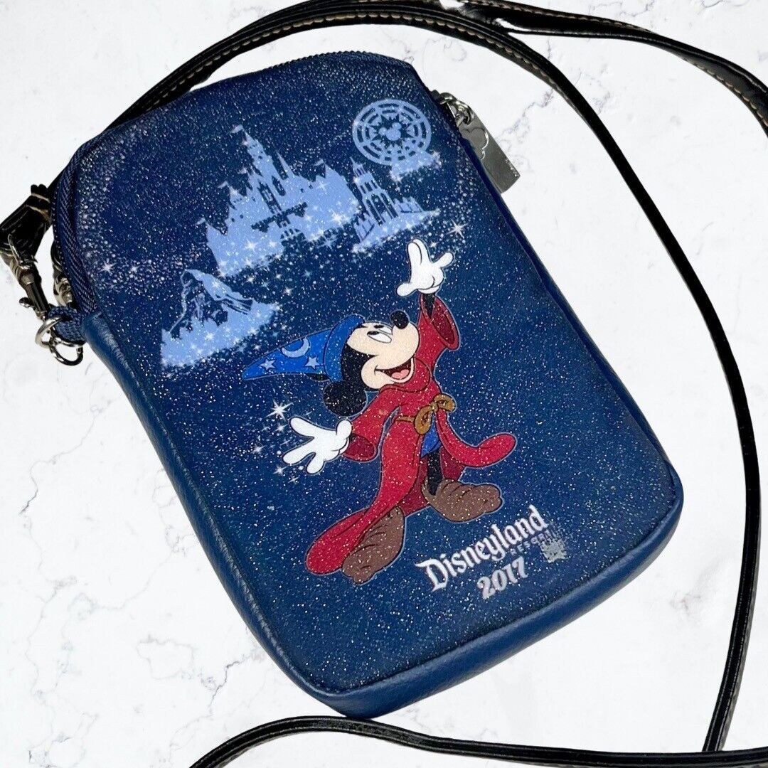 2017 Disney Parks Disneyland  D-Tech Fantasia Cell Phone Small Crossbody Purse