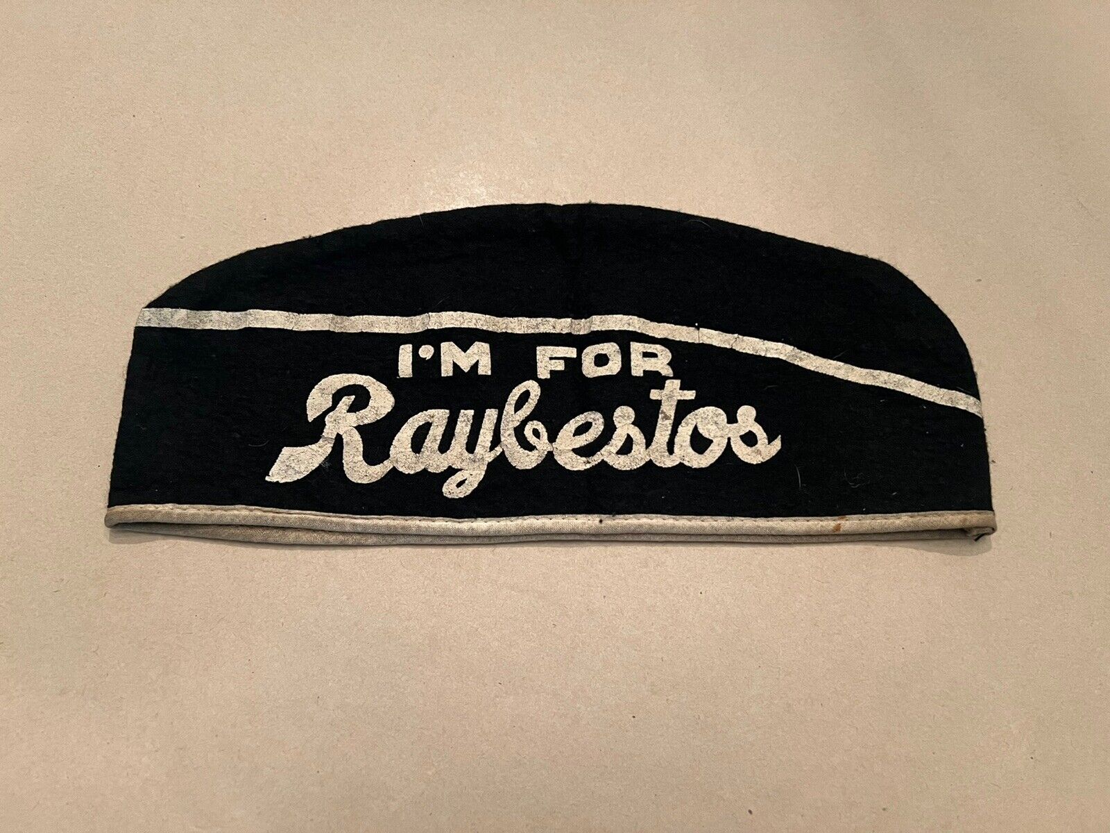 Vintage I’m For Raybestos Brake Sales Gas Station Service Attendant Cap Hat RARE