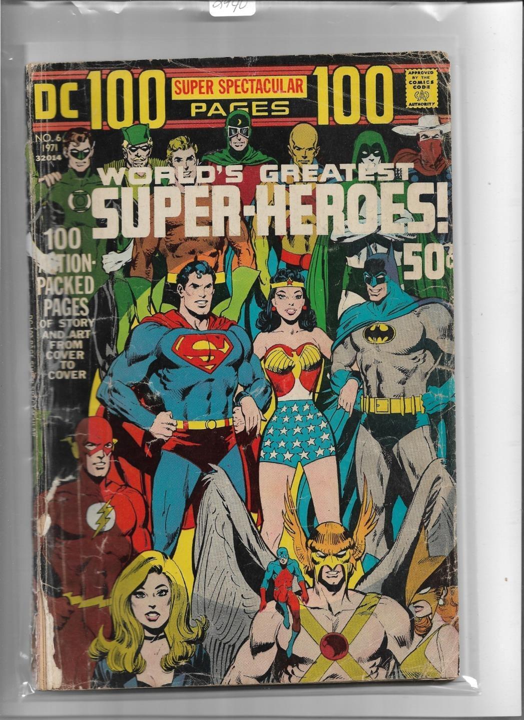 DC 100-PAGE SUPER SPECTACULAR #6 1971 GOOD 2.0 2940 JUSTICE LEAGUE
