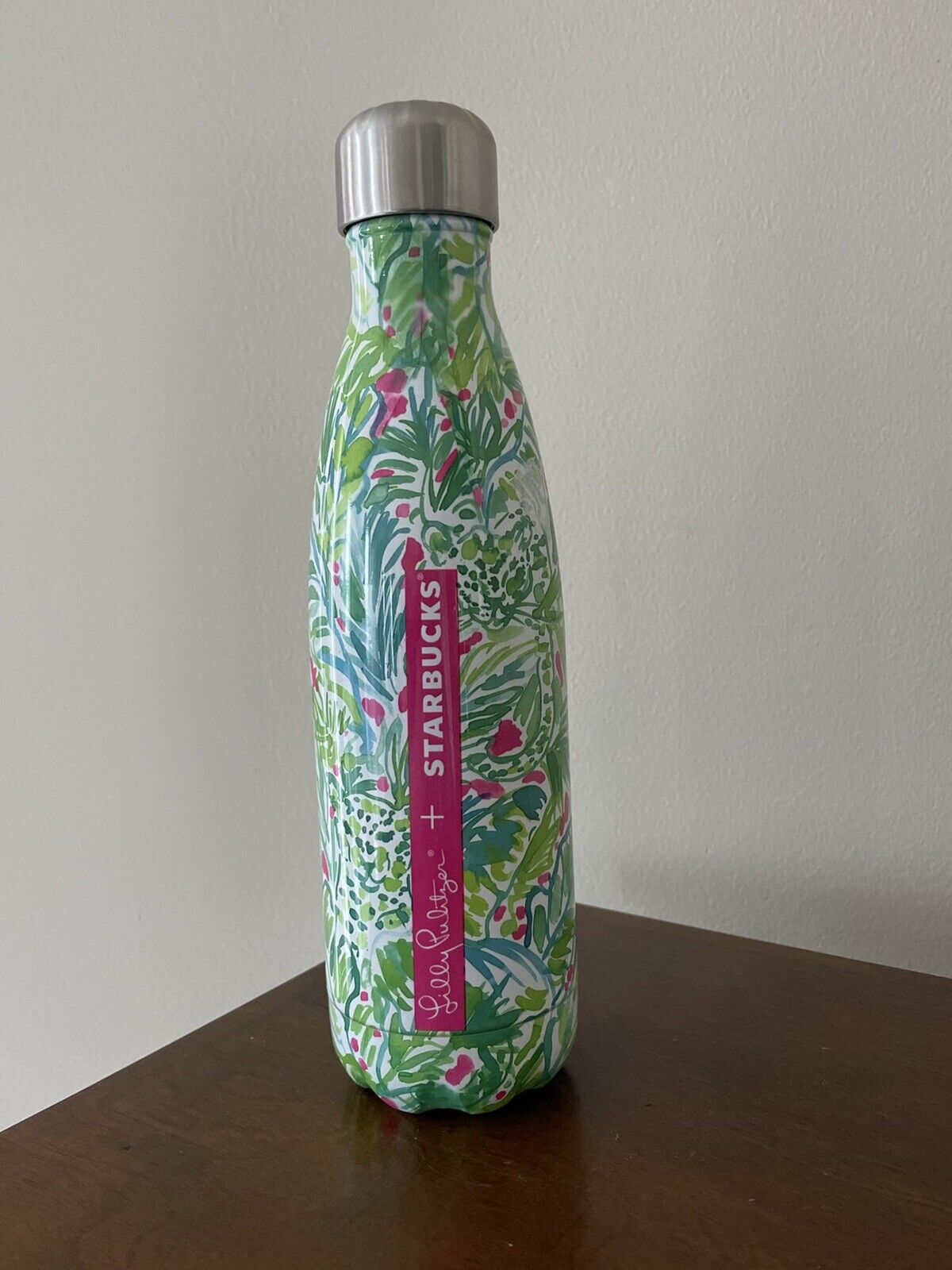 Starbucks Lilly Pulitzer Swell Bottle Palm Beach 17oz S\'well Tumbler