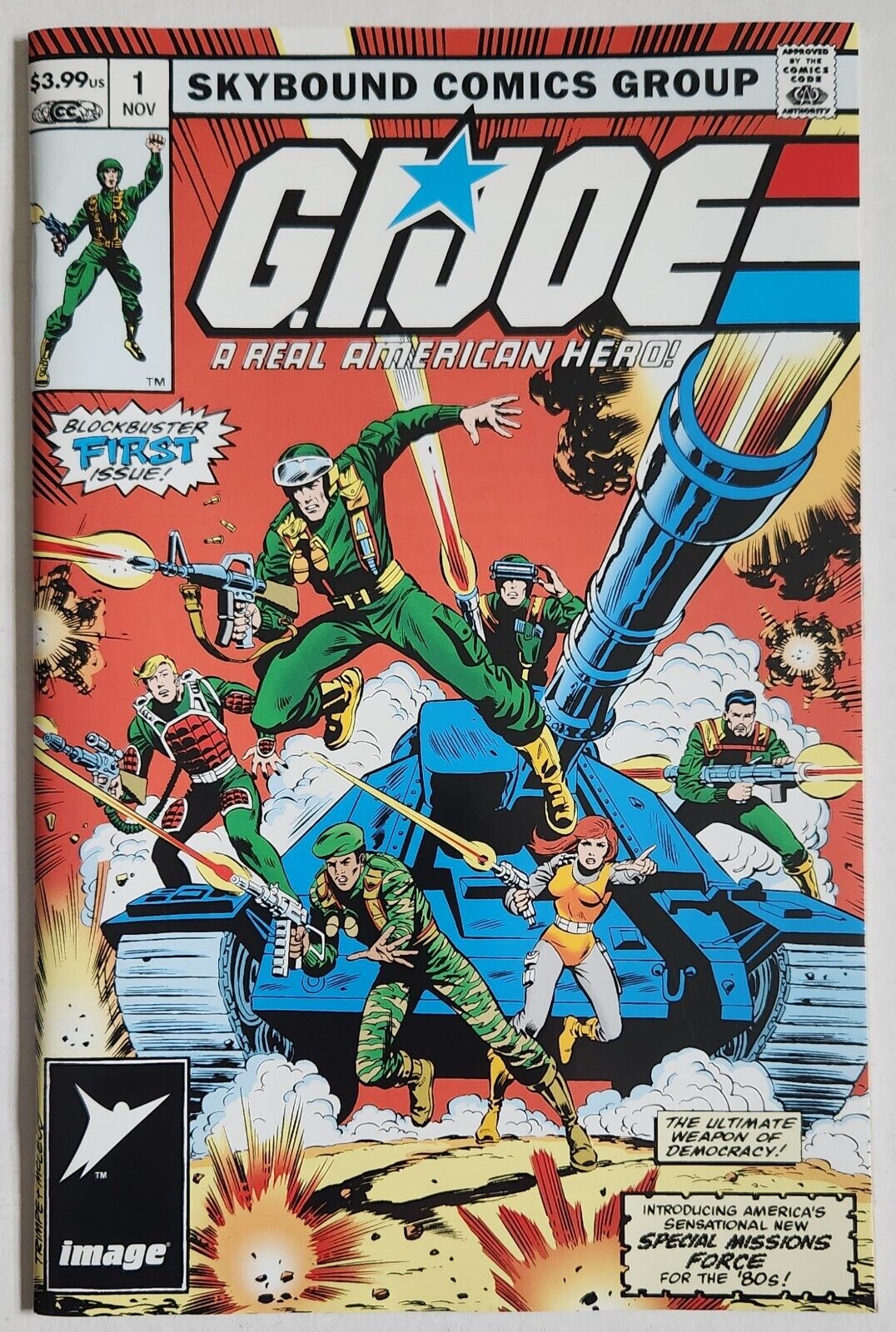 G.I. Joe A Real American Hero #1 NM 1st App G.I. Joe & 16 More Facsimile Edition