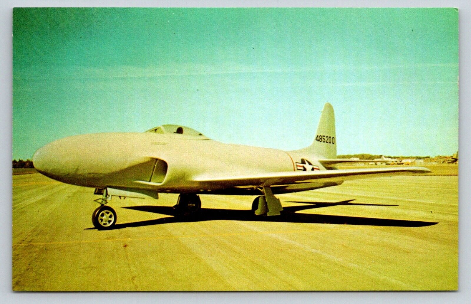 Lockheed P-80R Shooting Star military aircraft S140 Postcard