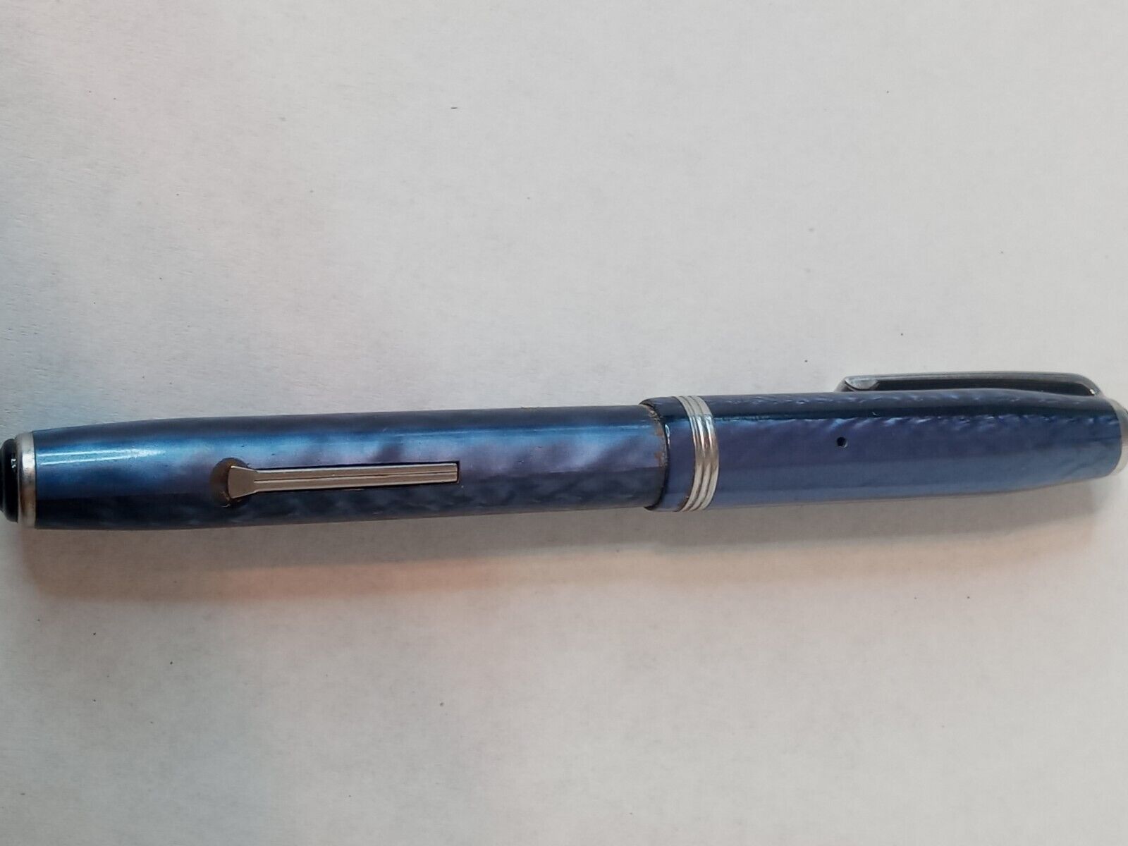 Vintage Esterbrook blue fountain pen Iridum tipped