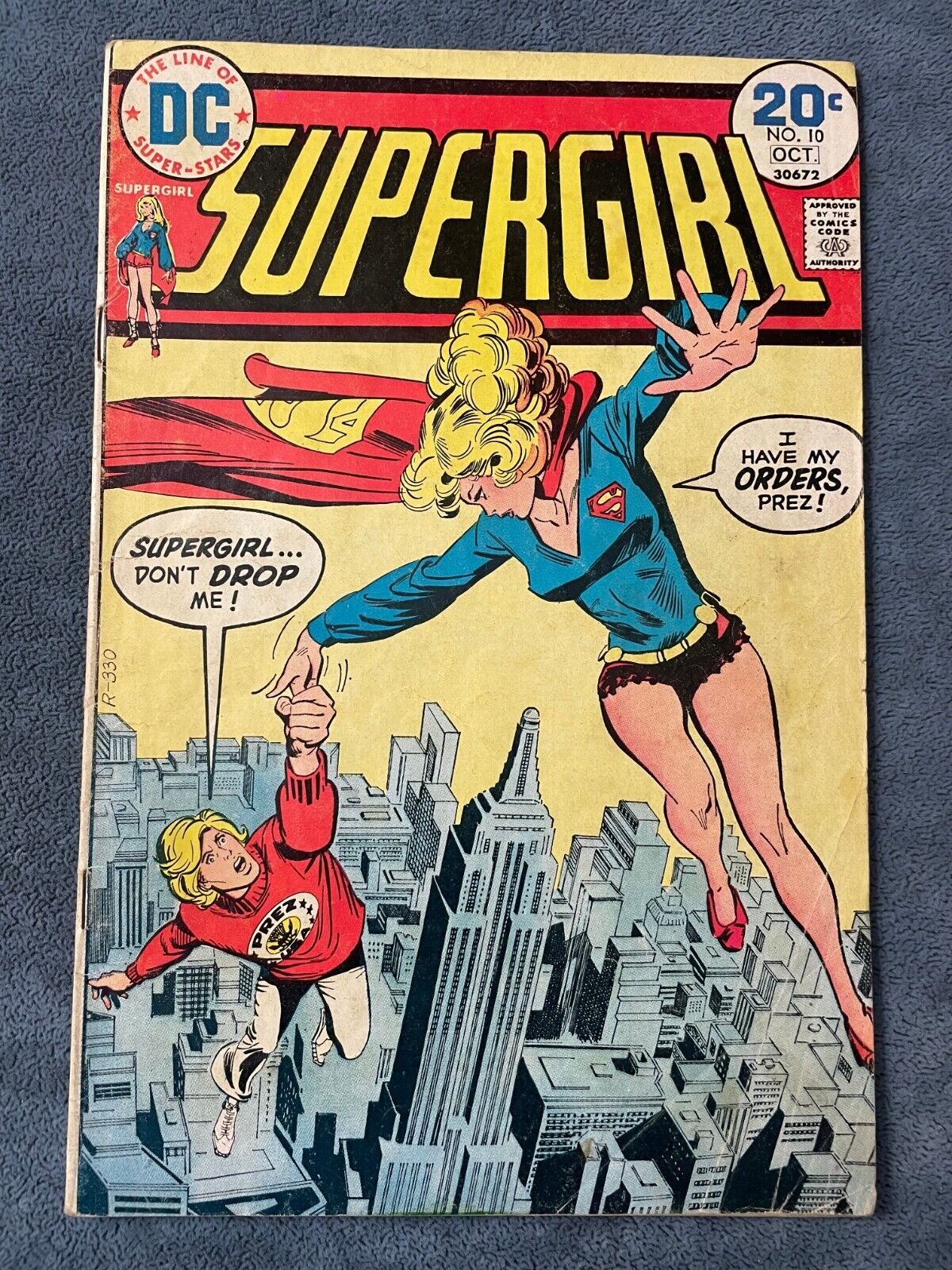 Supergirl #10 1973 DC Comics Book Zatanna Cary Bates Bob Oksner Cover GD/VG
