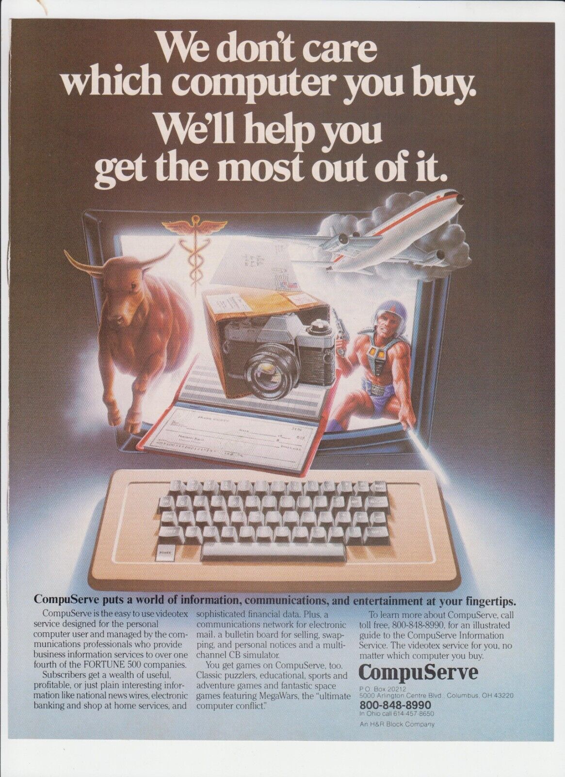 CompuServe 1982 Print Ad 8\
