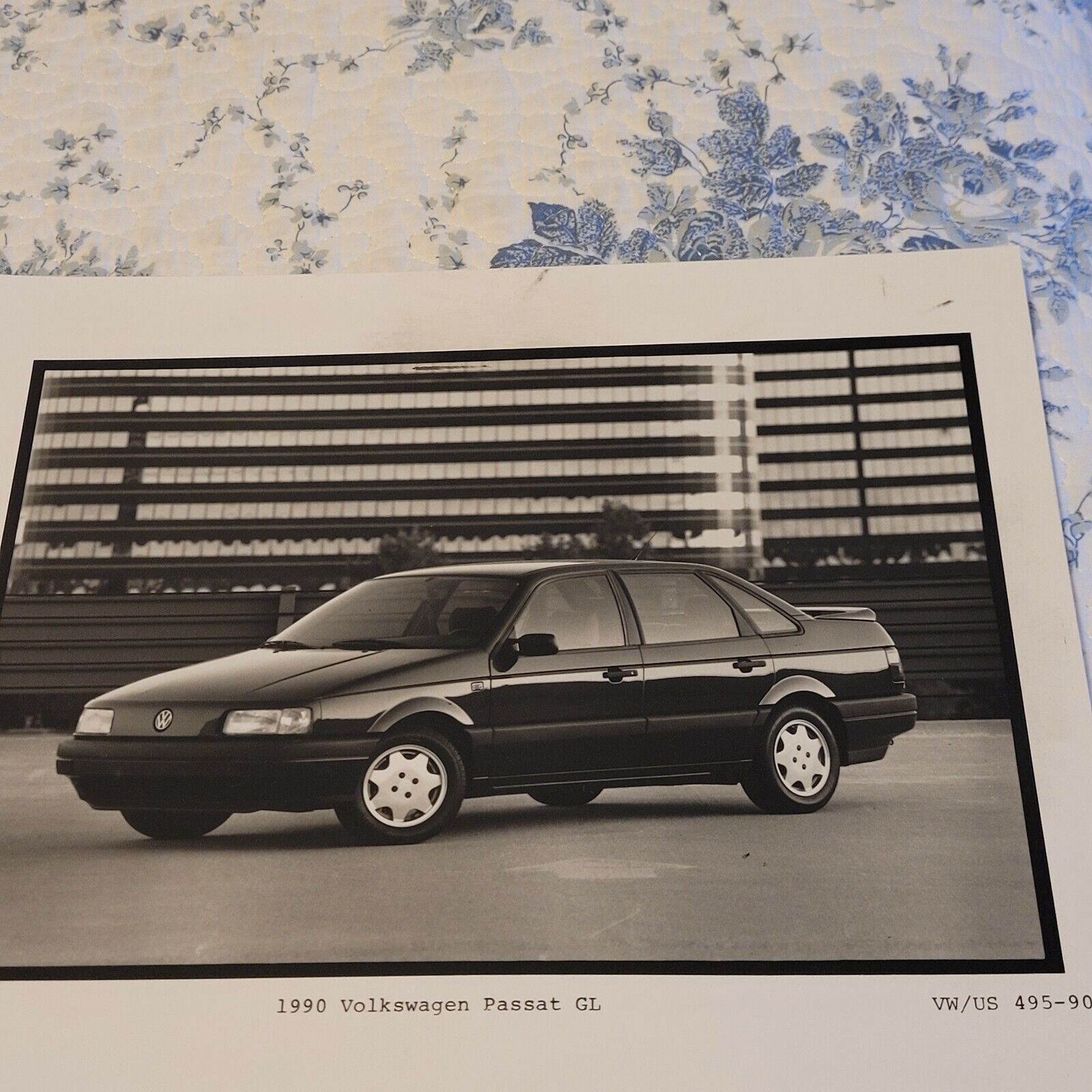 1990 Volkswagen  Passat GL Press Photo VW Sedan Sporty