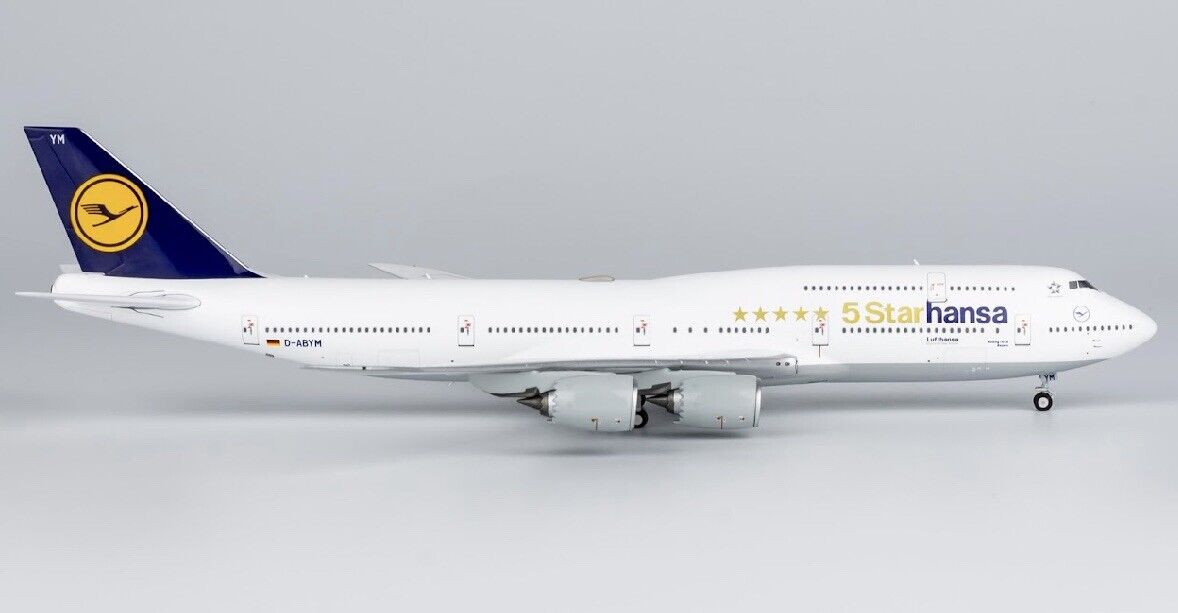 1:400 NG Models Lufthansa Boeing 747-8 D-ABYM 5 Starhansa Livery