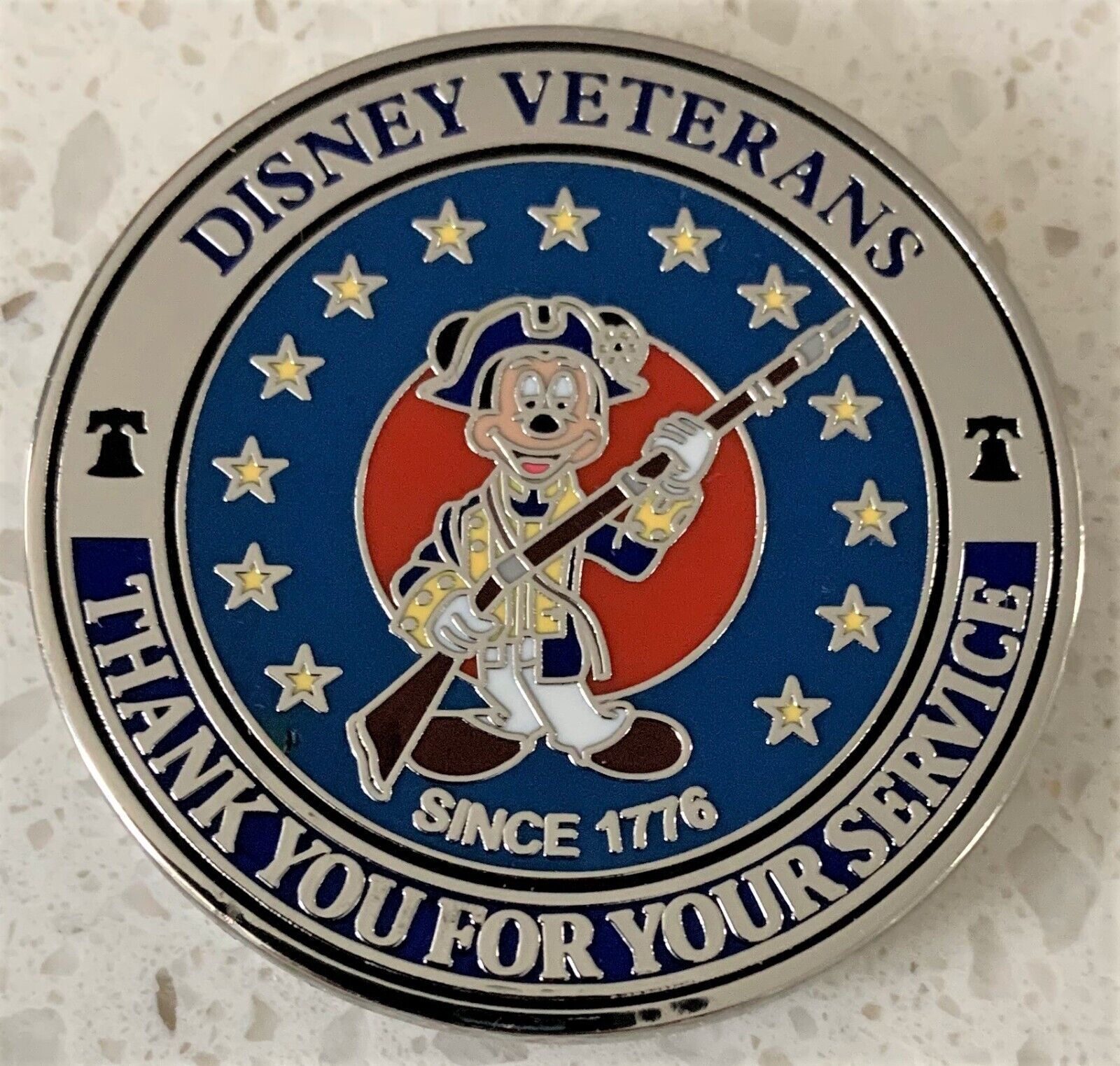 Disney Mickey Thank You For Your Service Challenge Coin