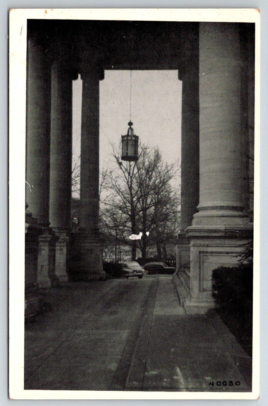 1940s East Portico Memorial Continental Hall Washington DC Vintage Postcard
