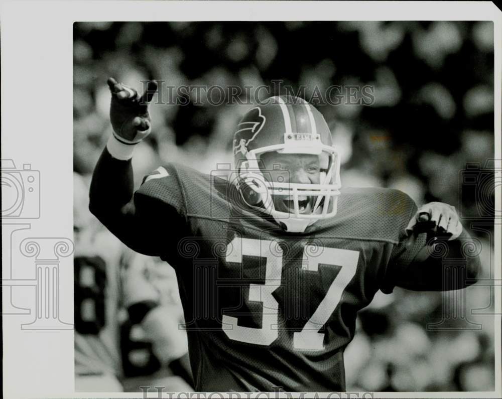 1990 Press Photo Buffalo Bills Footballer Nate Odomes - afa24659