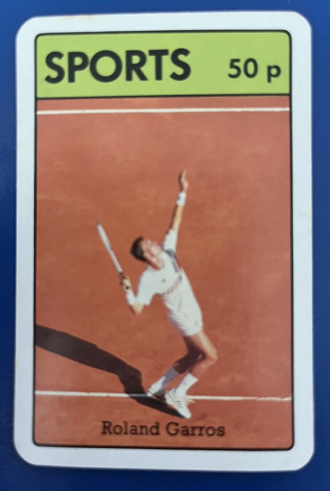 TENNIS STAR IVAN LENDL VERY RARE ROOKIE CARD FRENCH EDITION 1986