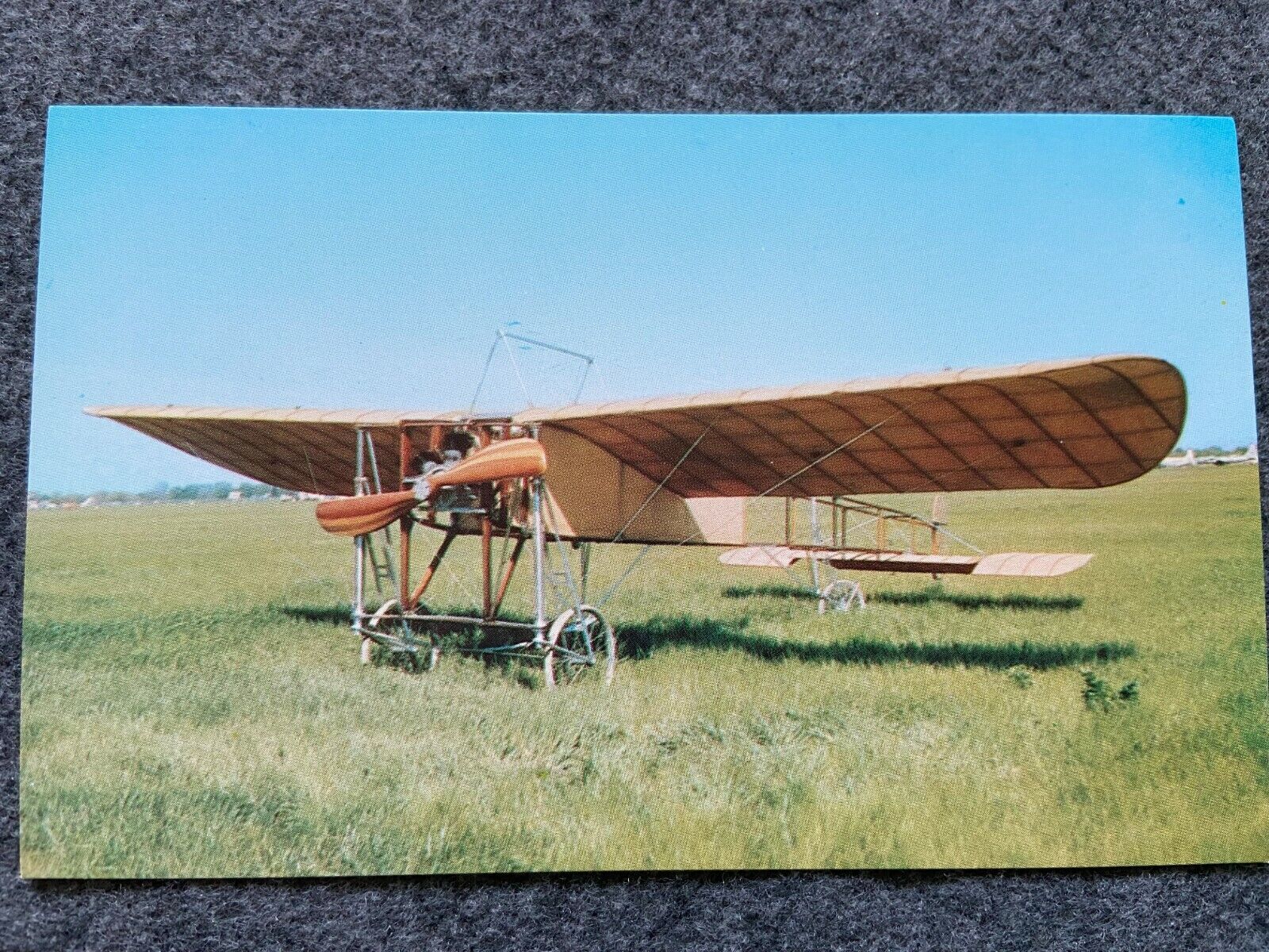 Bleriot Type XI Vintage Airplane Postcard