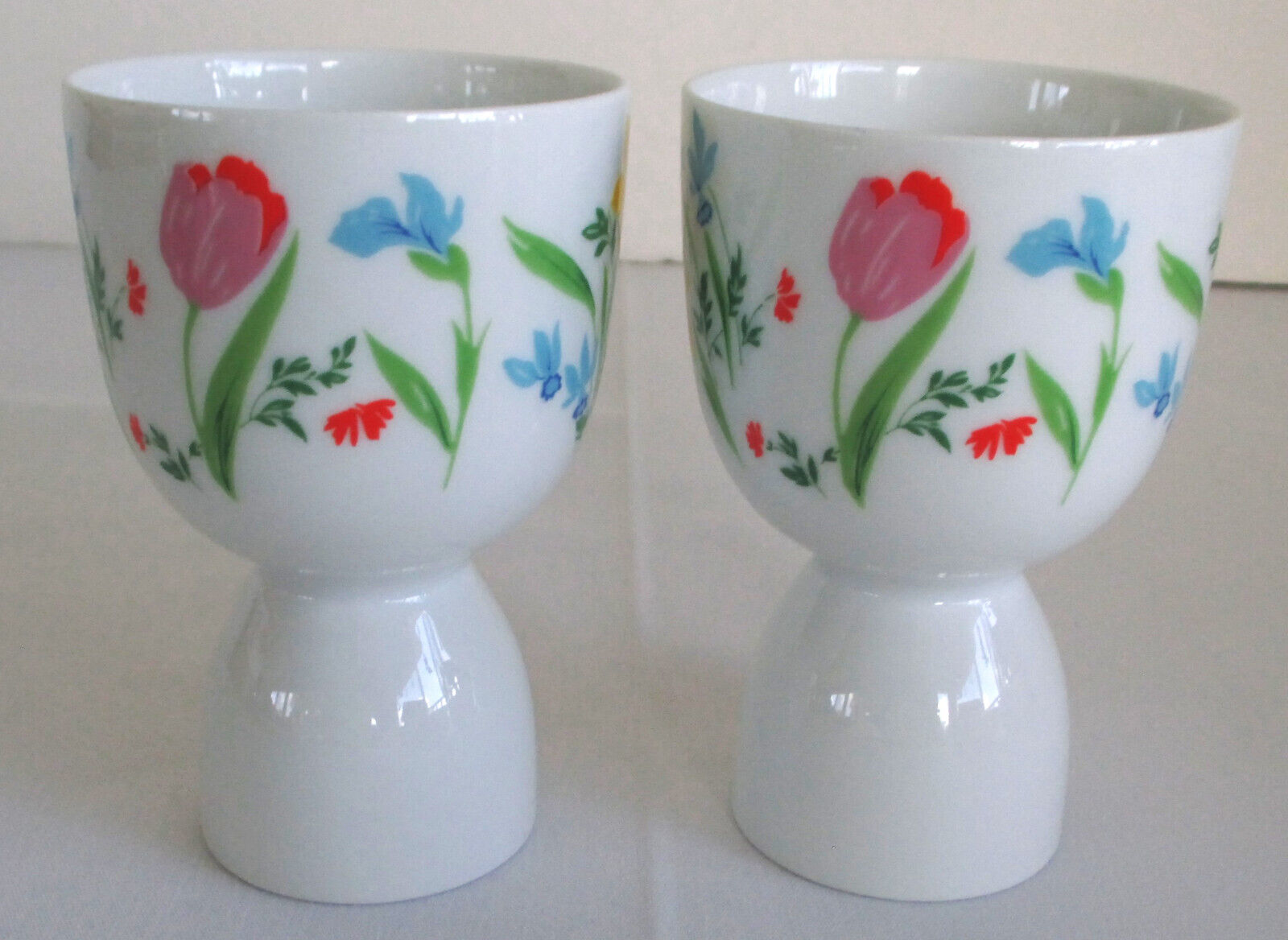 Two Heinrich Primavera Double Egg Cups Bavaria Germany