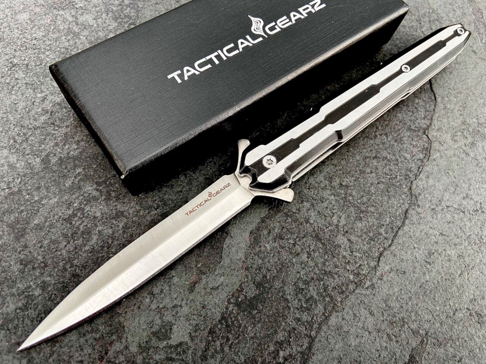 Stainless Steel EDC Pocket Knife Assisted Open Razor Sharp D2 Steel Blade