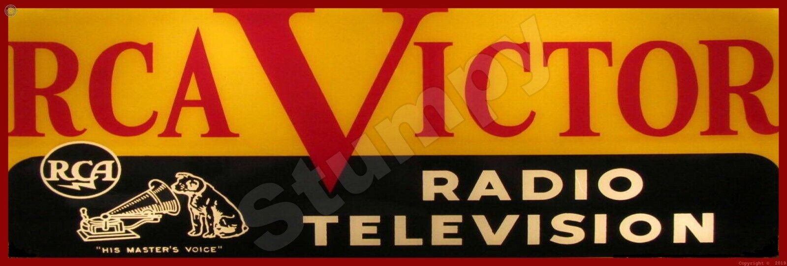 Rca Victor Metal Sign 6