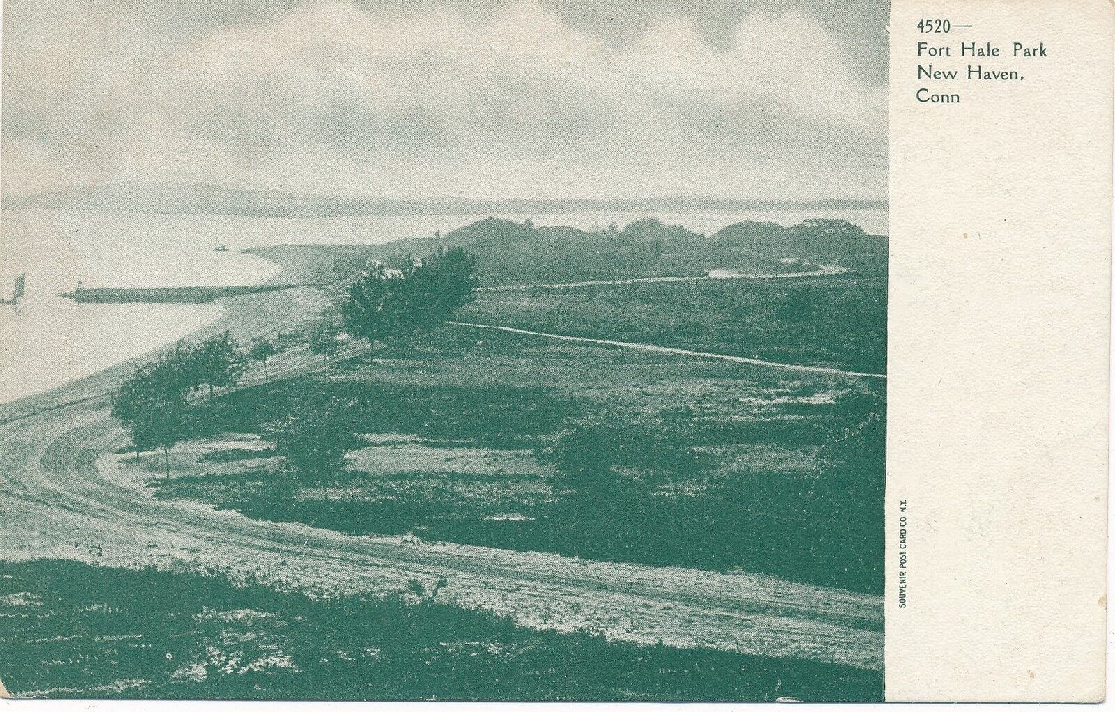 NEW HAVEN CT – Fort Hale Park – udb (pre 1908)