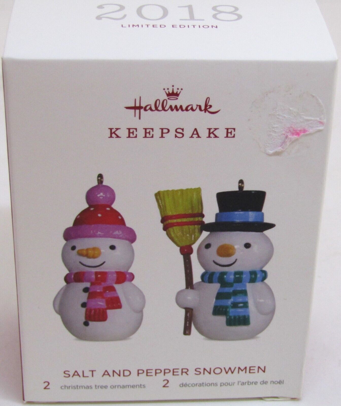 2018 Hallmark Keepsake Salt and Pepper Snowmen Salt & Pepper Shakers.