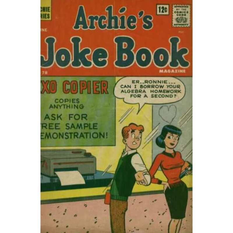Archie's Joke Book Magazine #78 in Very Fine minus condition. Archie comics [t]