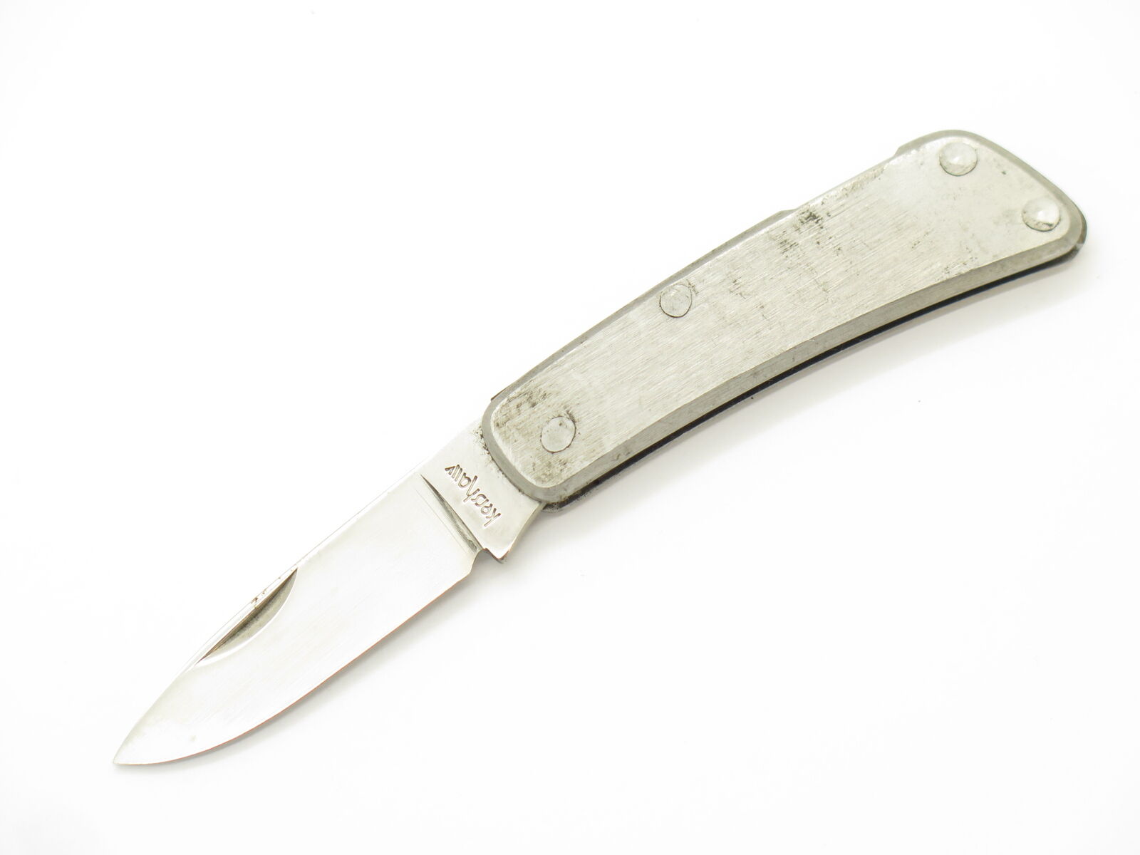 Vtg Kershaw Kai 5300 Seki Japan Small Stainless Folding Lockback Pocket Knife