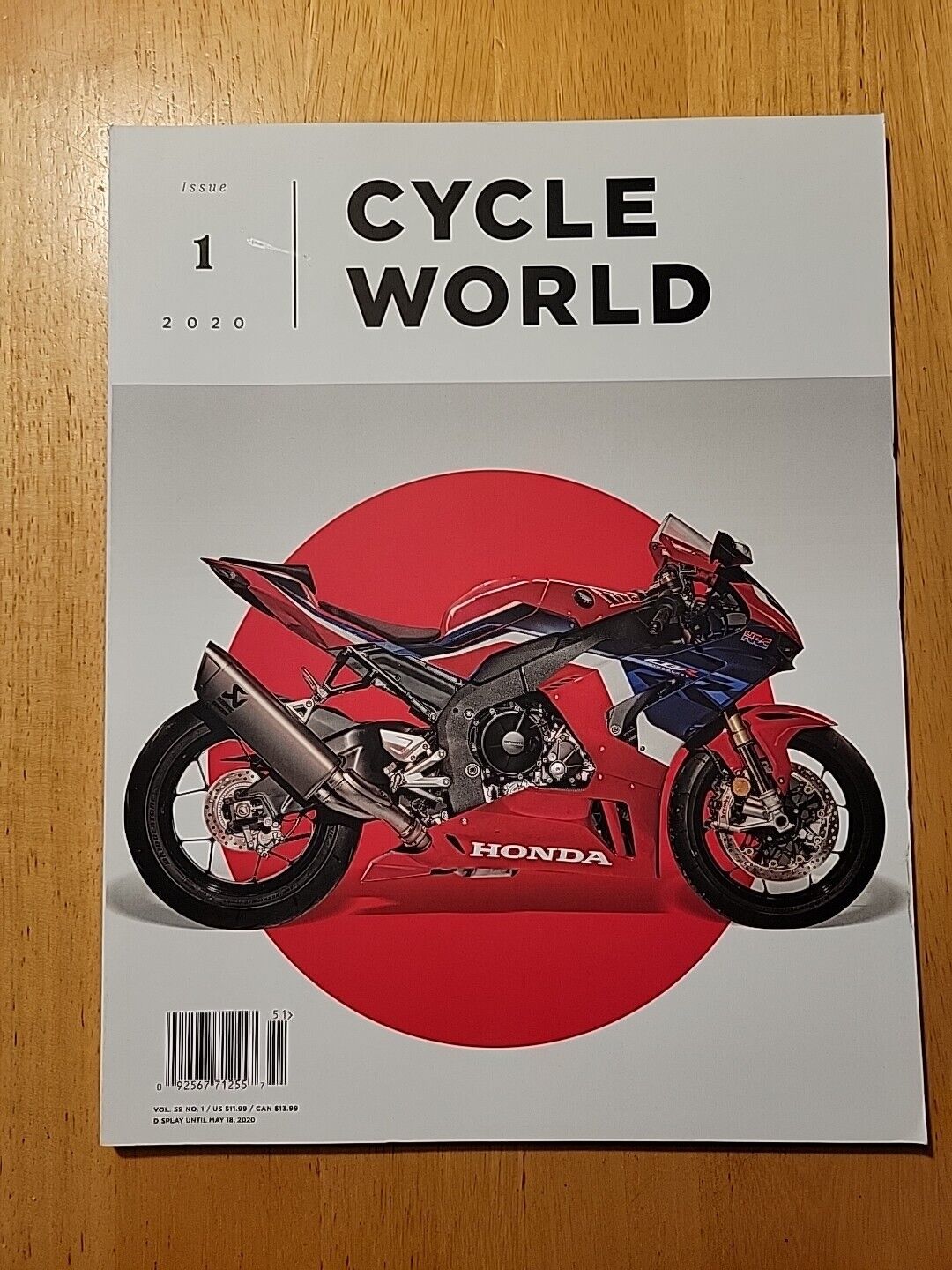 Cycle World Magazine Honda CBR 1000RR-R HRC
