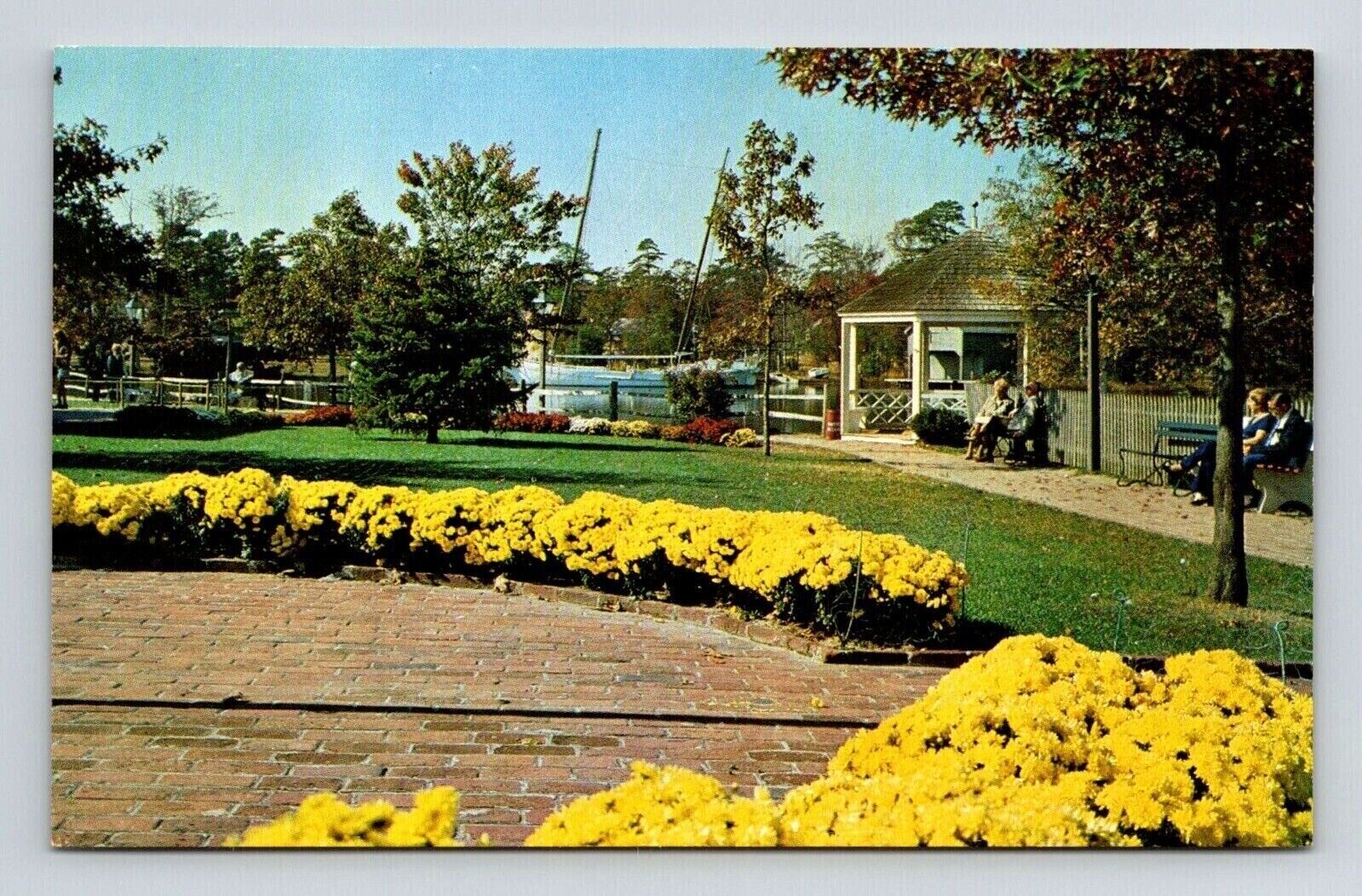Smithville New Jersey Historic Town Gazebo Scenic Landmark Chrome Postcard
