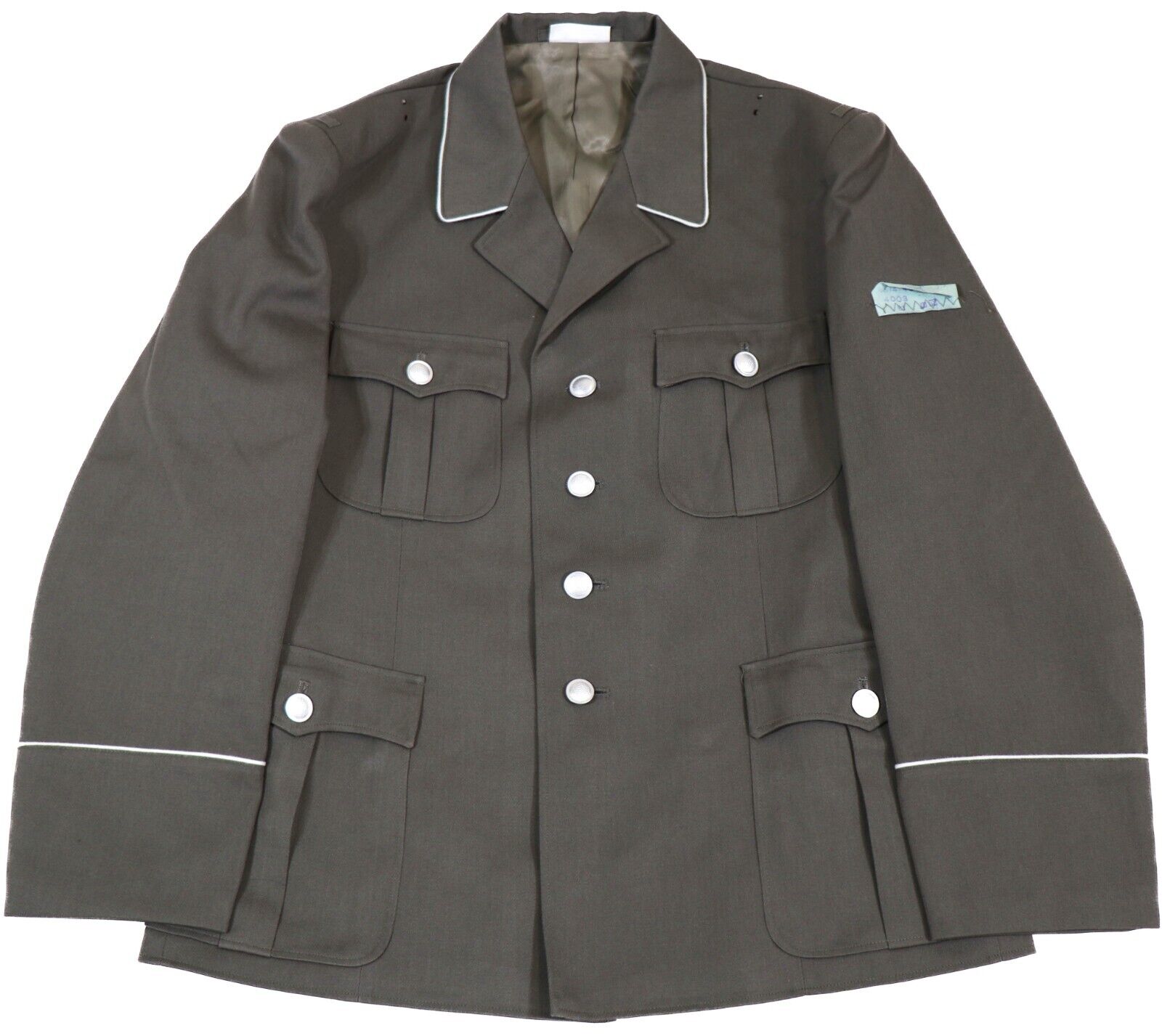 Medium G48-1 - East German NVA DDR Grey Officer Military Dress Jacket Tunic