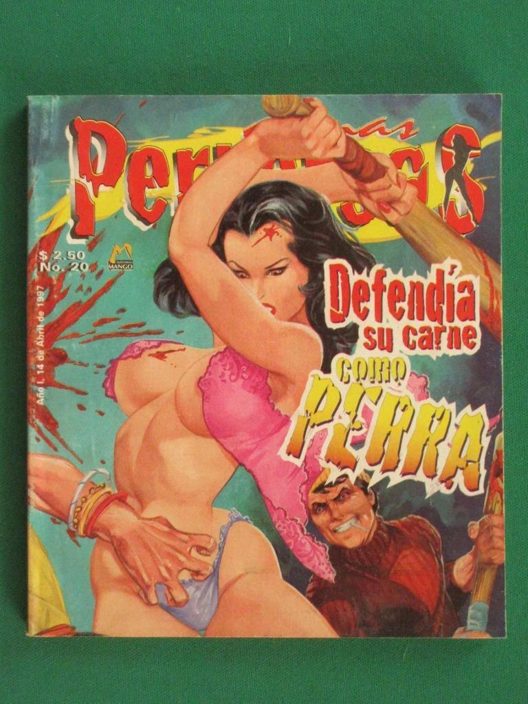 SEXY GORGEOUS BABE BREASTS VIOLENT HOT SPICY ALMAS PERVERSAS #20 MEXICAN COMIC