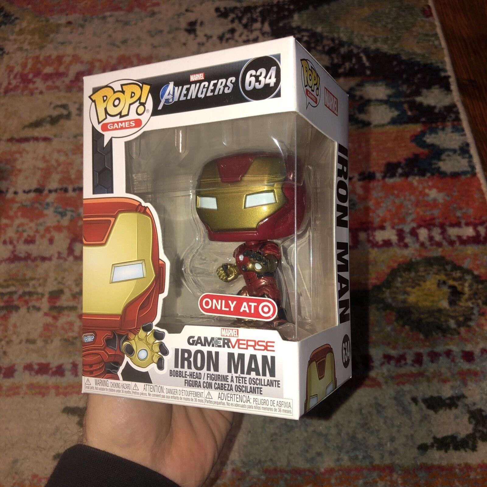 Funko POP Games Marvel Avengers Gamerverse Iron Man #634 Target Exclusive NEW