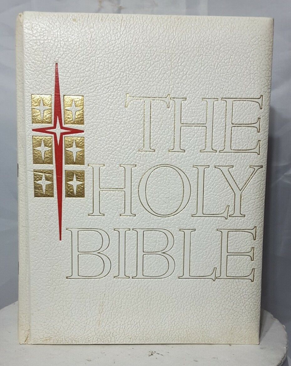 The Holy Bible Catholic Life Edition 1970  Large Book Cushion CoverNew American
