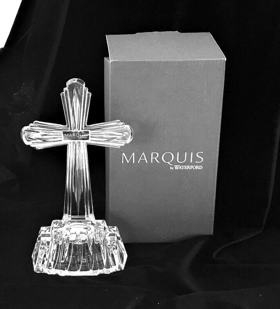 NEW Waterford Crystal Cross of the Faithful by Waterford 7in x 3.75 in