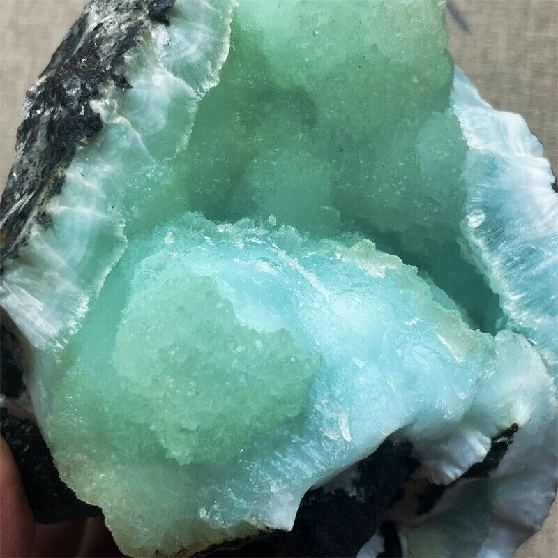 724g Natural Rare Blue Aragonite Mineral Specimen/China Yunnan