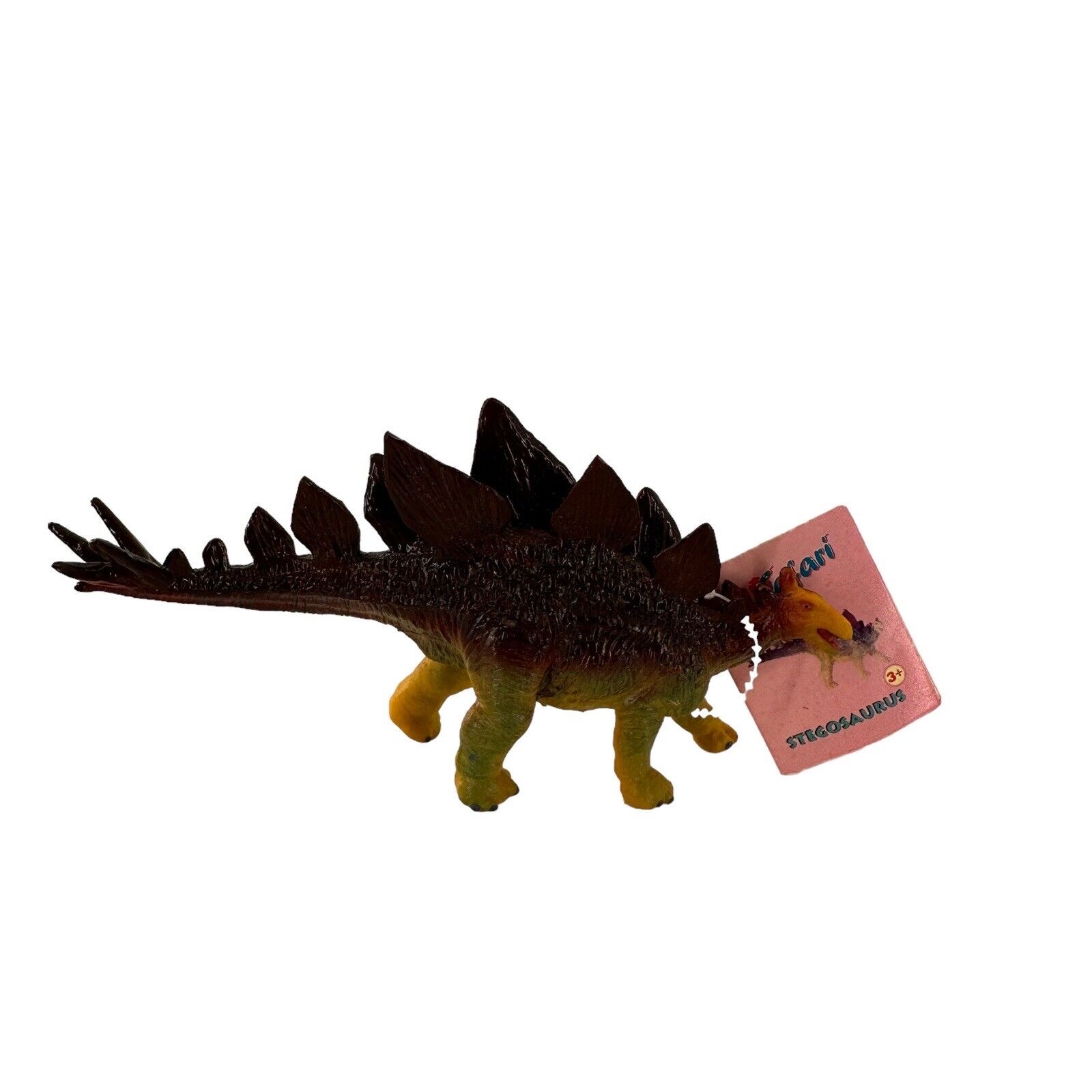 Safari Ltd Stegosaurus Dinosaur Figure 1988 Wild Jurassic Figurine Toy Vtg Green