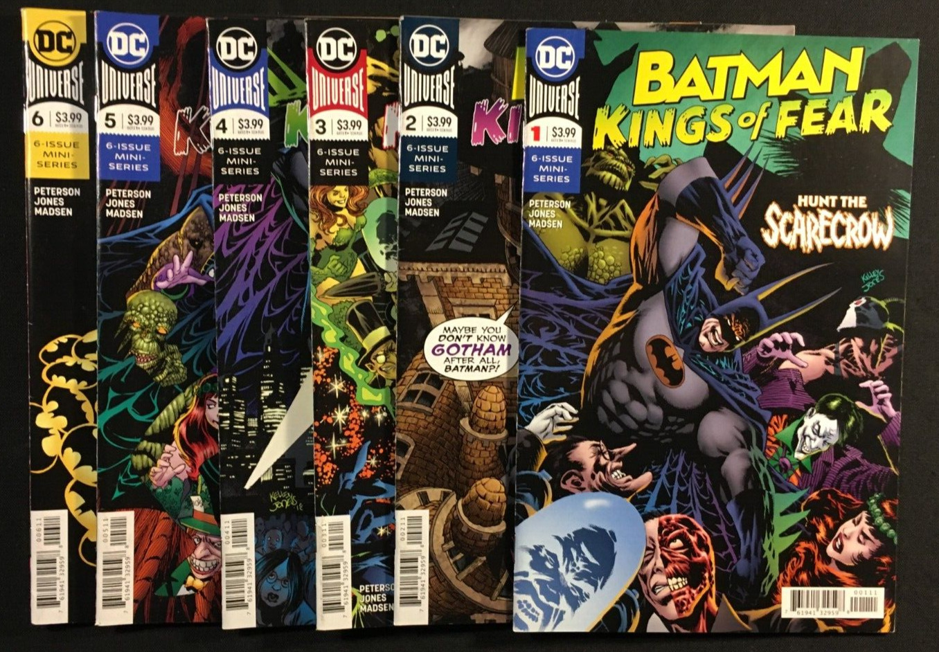 Batman Kings of Fear 1 2 3 4 5 6 COMPLETE SET Joker Kelley Jones DC Poison Ivy